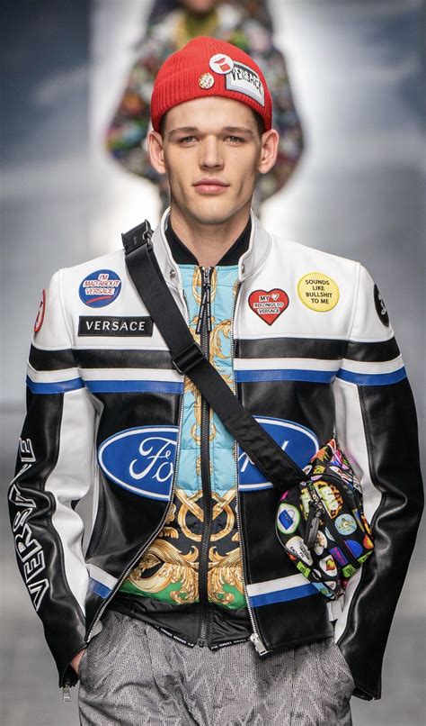 versace uomo ford|Versace debuts Ford collaboration at Milan Fashion Week.